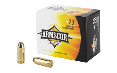 Armscor 40 S&W, 180 Grain, Jacketed Hollow Point, 20 Round Box AC40-3N Armscor 40 S&W, 180 Grain, Jacketed Hollow Point, 20 Round Box AC40-3N