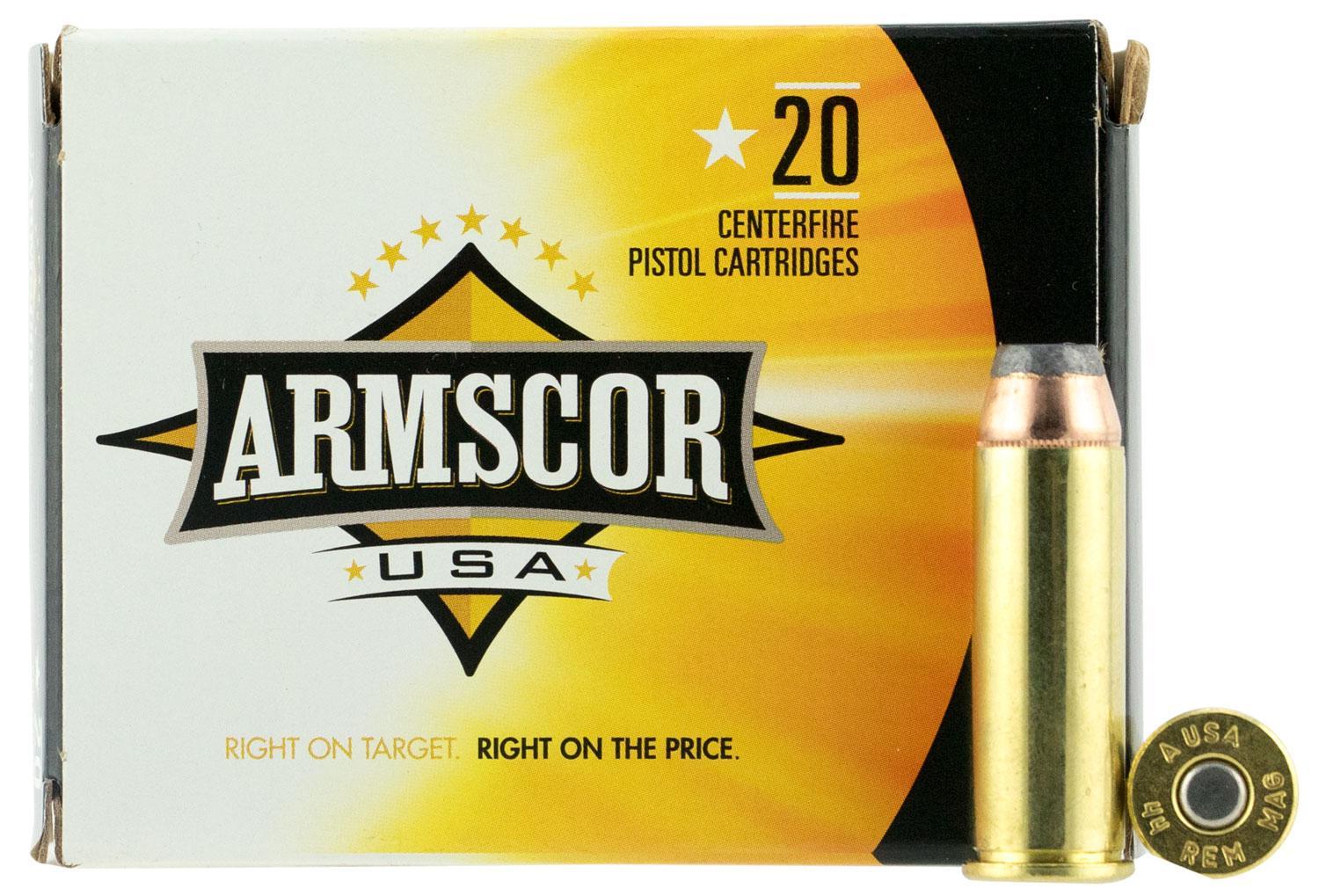 Armscor FAC44M2N USA  44 Rem Mag 240 gr Jacket Hollow Point 20 Pe