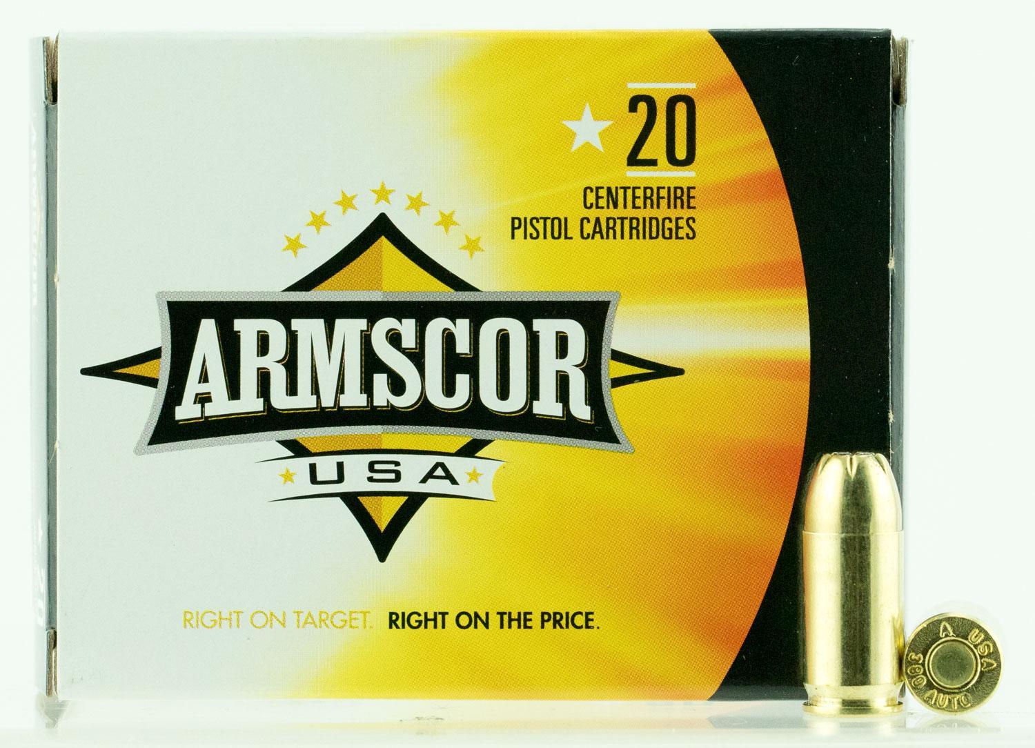 Armscor FAC3803N USA  380 ACP 95 gr Jacket Hollow Point 20 Per Bo