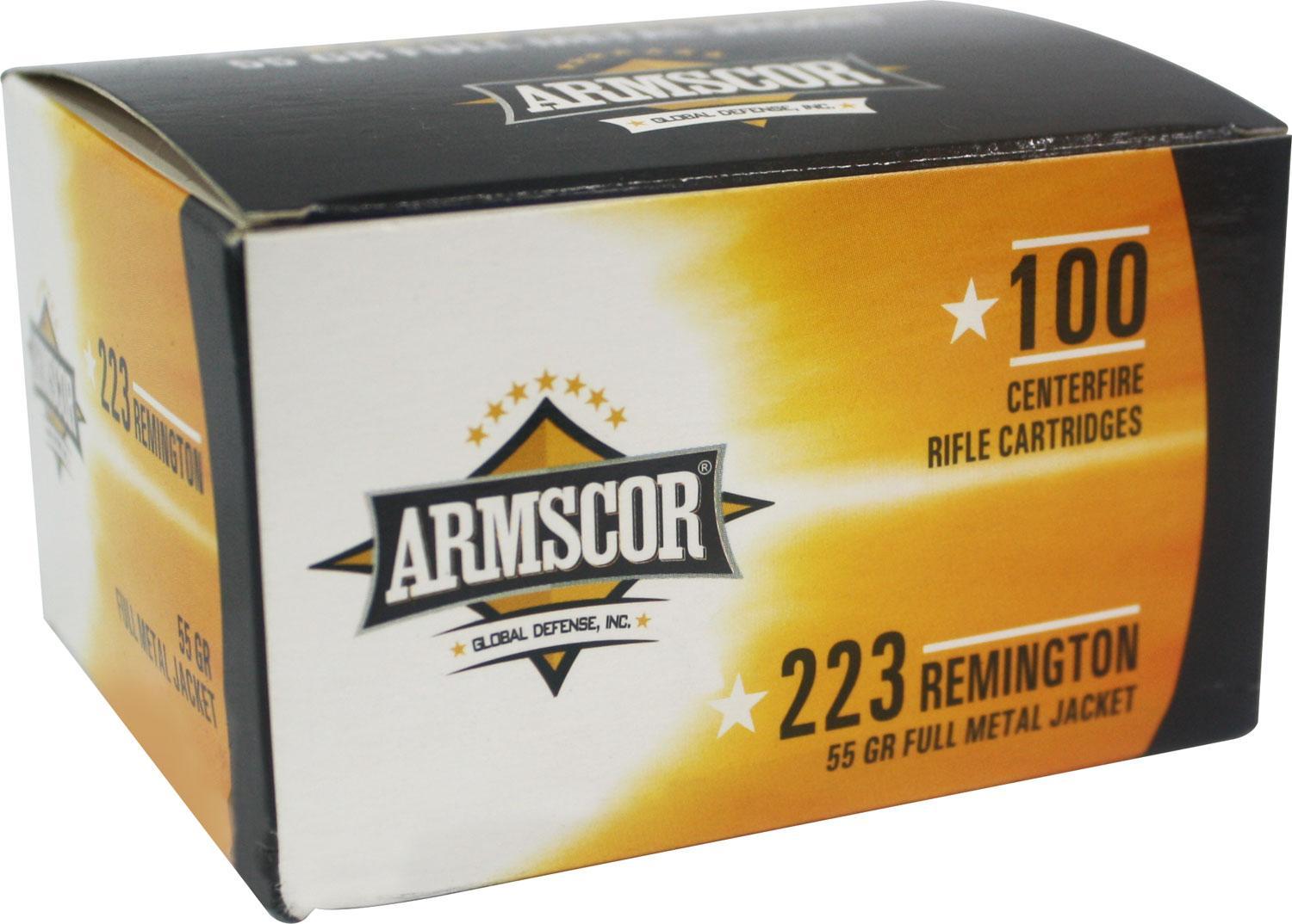 Armscor 50447 Precision Value Pack 223 Rem 55 gr Full Metal Jacke