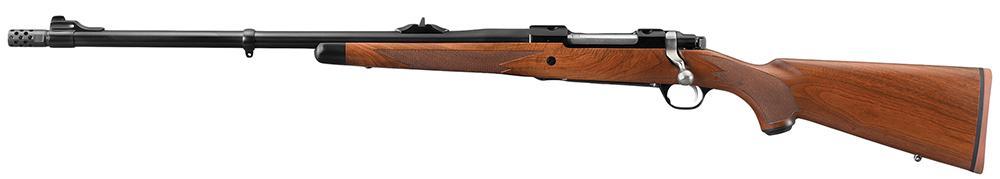 Ruger 47121 Hawkeye African Full Size 375 Ruger 3+1 23 Satin Blue