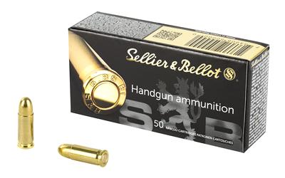 Sellier & Bellot Pistol 25ACP, 50 Grain, Full Metal Jacket, 50 Round Box SB25A