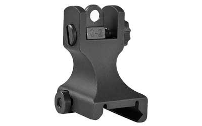 Samson Manufacturing Corp. Fixed Rear Sight, Fits Picatinny, Black, Standard Dual Aperture, 6061 Aluminum, Mil-Spec Hardcoat Anodized for Durability 02-00044-01