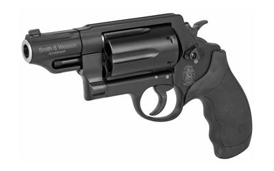 Smith & Wesson Governor, Double Action, Metal Frame Revolver, Z-Frame, 410 Gauge, 2.5 Chamber, 2.75 Barrel, 45 ACP, 45 Long Colt, Scandium Alloy, Matte Finish, Black, Synthetic Grips, Tritium Night Sights, 6 Rounds 162410