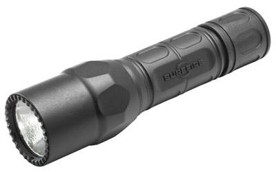 Surefire G2X Tactical Flashlight, Single-Output LED, 600 Lumens, Tactical Tailcap Click Switch, 2x CR123 Batteries, Black G2X-C-BK