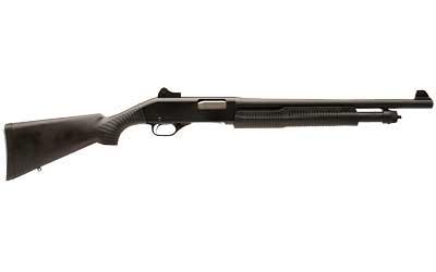 Stevens 320 Stevens, Pump Action Shotgun, 12 Gauge, 3, 18.5 Barrel, Matte Finish, Black, Synthetic Stock, Ghost Ring Sight, 5 Rounds, Right Hand 19487