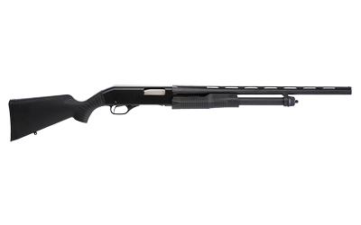 Stevens 320 Field Grade, Pump Action Shotgun, 20 Gauge, 3 Chamber, 22 Vent Rib Barrel, Matte Finish, Black, Synthetic Stock, Bead Sight, Rotary Bolt, Dual Slide Bars, 5 Rounds, Right Hand 22437