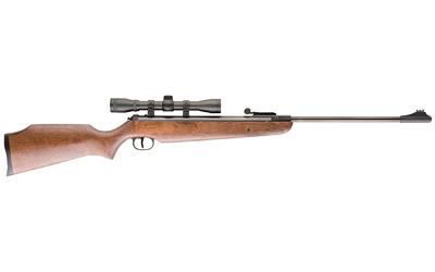 Umarex Air Hawk, .177 Pellet, 18.7 Barrel, Blue Finish, Wood Stock, w/4x32 Scope, Single Shot, 1000 Feet Per Second 2244001
