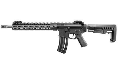 Hammerli Arms Tac R1, Semi-automatic, AR, 22 LR, 16.1 Threaded Barrel, Black, MFT Minimalist Stock, M-LOK Handguard, Front/Rear Flip Sights, 10Rd 576050010