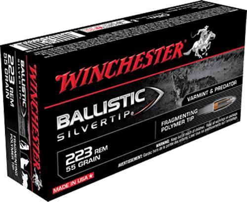 Winchester Ammo SBST223B Ballistic Silvertip  223 Rem 55 gr Fragm