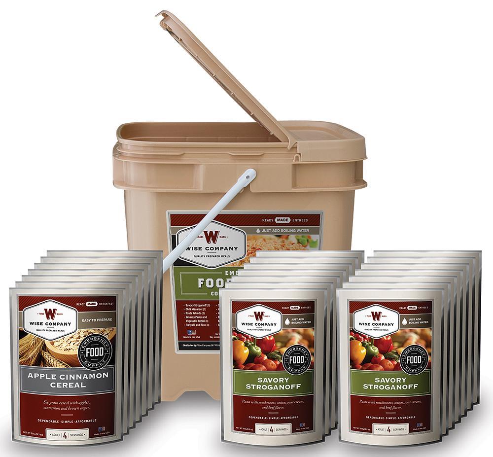 ReadyWise RW01184 Meals Ready to Eat Freeze Dried Entrees 84 Servings Per Bucket